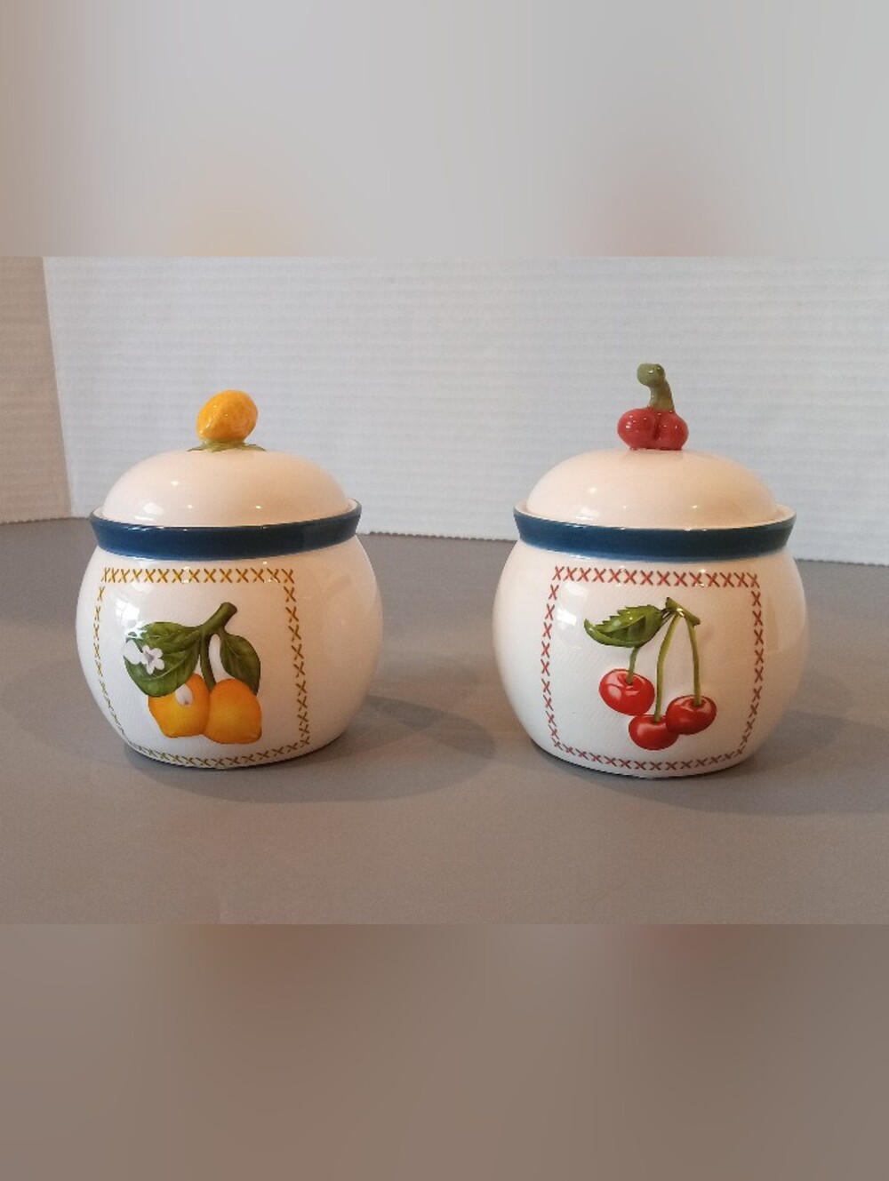 Yankee Candle Cherry And Lemon Design Tea Light Candle Holders